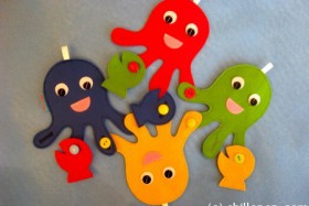 Octopus toy - clasp