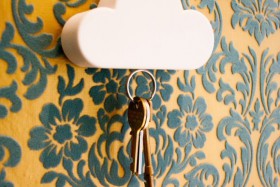 держатель ключей в форме облака
