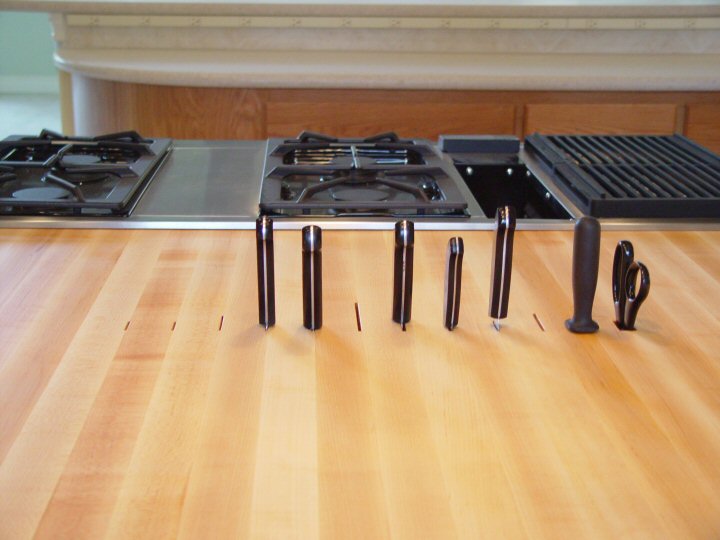 ножи на кухне