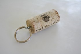 wine stopper keychain