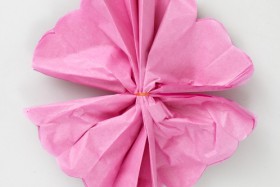 цветок из гофро бумаги