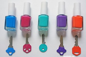 paint the keys in different colors