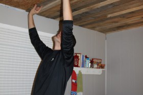 как сделать наборной потолок