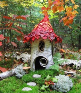 making a fairy house